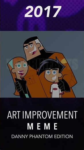 Art Improvement Meme Danny Phantom Edition