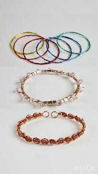 Bangle Bracelet Tutorial #braceletmaking #wirebracelets #wirejewelry
