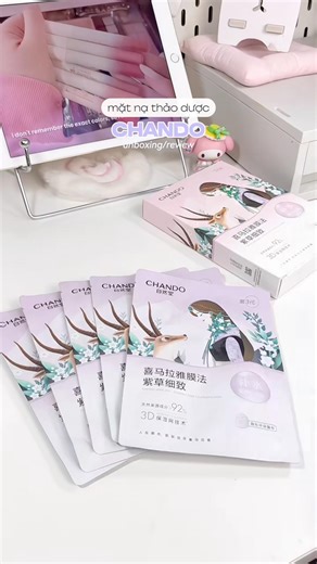 Mặt nạ thảo dược Chando