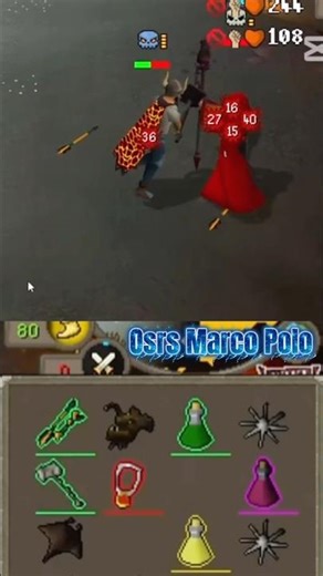 Zerker Pure VS 1 Def Pure MAGE on Old School Runescape Bounty Hunter #osrs #osrspking #shorts #pvp