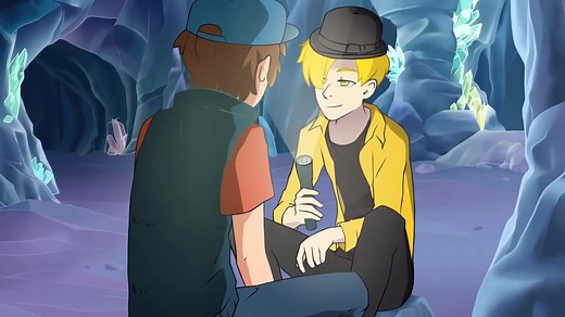 [怪诞小镇] BillDipp_animatic_(gold_sides)_Bill_Cipher_and_Dipper_Pines