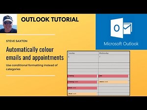 Automatically colour emails and appointments in Microsoft Outlook