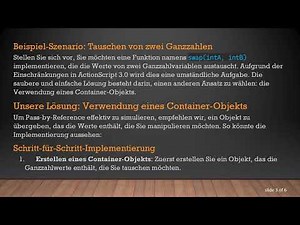 Beherrschen der Pass-by-Reference-Simulation in ActionScript 3.0