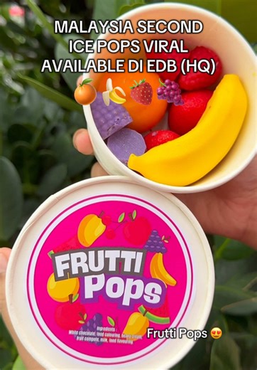 Frutti Ice Pops by @YUSFA DESSERT now available di EDB (HQ) guys! Limited stock tau😍 Cepat dapatkan di Emma Delicious Bakery (Hq) sekarang!! 🍊🍌🍓🍇 Nanti korang boleh Waze location yg kami bagi kedai baru kami berdekatan jea dgn EDB yg lama cuma kali dh upgrade bawah kondo tau 🤪..Kedai kami di bawah GBS helmet yea. ⏰ Waktu Operasi: 12 tengahari - 12 malam (Setiap Hari) 📍Waze/Goggle Maps: Emma Delicious Bakery (Hq) Gbs Helmet Setapak (Bawah Gbs Helmet) C-1-1, Residensi 357 Setapak (The Nest,