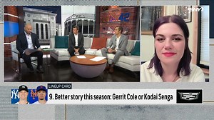 On Baseball Night in New York, it's a round through The Lineup Card as Sal Licata, Anthony McCarron, John Jastremski & Laura Albanese discuss Kodai Senga vs. Gerrit Cole's seasons, waiting out rain delays & the best BNNY roommate https://on.sny.tv/SRxSPRu ▶ Tri-State Cadillac | SNY