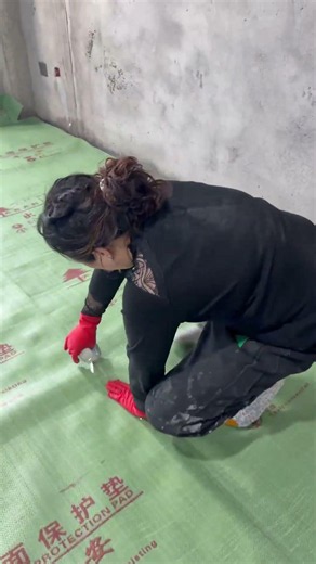 Protect the ground again! Laying and protecting tiles without scratches!