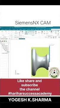 Siemens NX CAM | Material Cutting Program Step by Step | CNC Programming in NX CAM