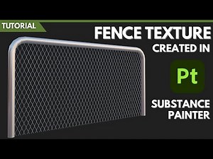 Create Realistic Fence Texture in Substance Painter | Complete PBR Workflow Tutorial