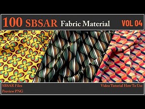 How To Use SBSAR Files Fabric Material