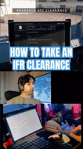 ✅HOW TO TAKE AN IFR CLEARANCE🧾#clearance #msfs #flightsimulator #dubai #atc #traffic #controller