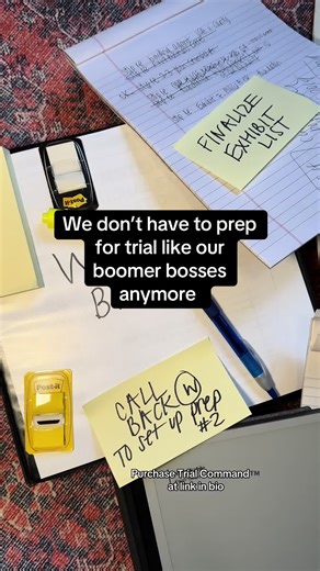 Organized Trial Prep with the Complete Trial Command System