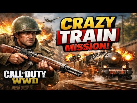 The Most INTENSE Train Mission in Call of Duty WW2 🚂🔥 (4K60FPS Gameplay)