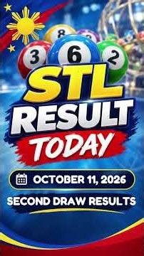 STL 2nd Draw Result - October 11, 2026 #shorts