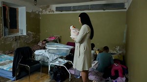 Ukraine war leaves surrogate babies stranded in a Kyiv bomb shelter
