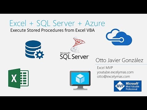 Excel + SQL Server + Azure | Execute Stored Procedures from Excel VBA
