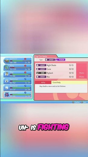 Ghost Type Strategy: Beat ANY Pokemon With This Tactic! #shorts