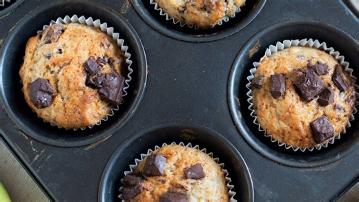 Álompuha csokis-banános muffin: ez másnapra sem szárad ki