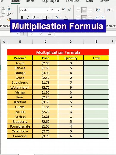 Mastering Multiplication Formula in Excel Tutorial