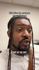This kid was attempting to escape the psych ward when I started my shift. He was ramming the door so hard his shoulder had burst open. I was able to help him calm down by doing this. They don’t call me The Patient Whisperer for nothin! | Jay’s Psych Ward Stories