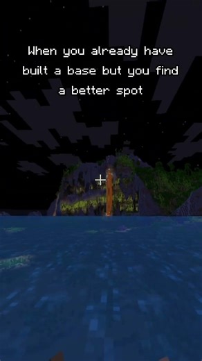 POV: You Find a Better Spot After Building💀😭 | #minecraft #minecraftshorts #memes #funny #shorts