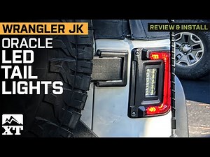 Jeep Wrangler JK Oracle Flush Mount LED Tail Lights Review & Install
