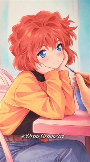 I Drawing Ai Haibara, but it gets increasingly More Aesthetic ✨ #AiHaibara #DetectiveConan #MangaArt