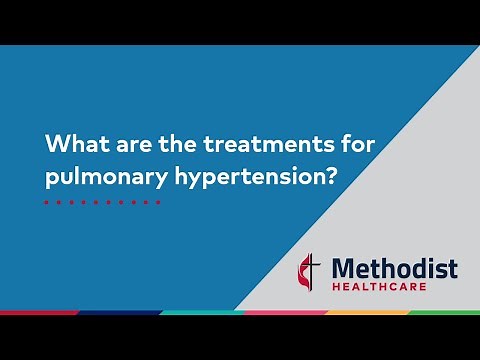 What are the treatments for pulmonary hypertension?