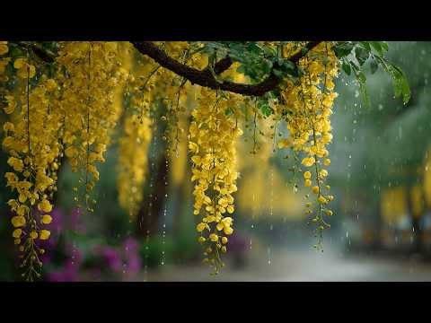 Soft Rain with Water Drops 🌧️ Relaxing Nature Sounds for Sleep & Study