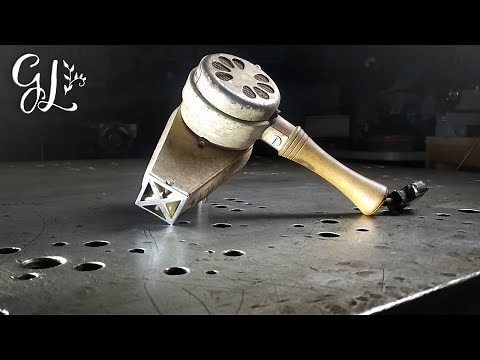 Rusty Vintage Hair Dryer Restoration