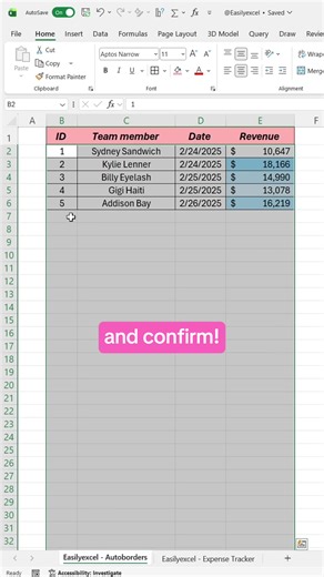 Create Automatic Borders in Excel with These Hacks