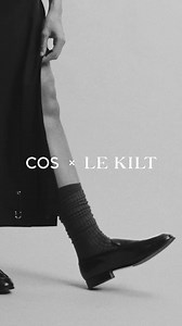 COS × LE KILT​ Beautifully crafted with precision and purpose, each piece blends Le Kilt’s iconic house codes with signature COS tailoring. ​ ​Available in stores and online in Europe, and in select countries across Asia. Discover the collection: https://cosstores.visitlink.me/RNrZd7 | COS