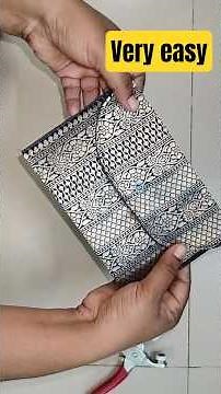 WOW 😲 easy ladies purse making at home/ Bag cutting and stitching/ Purse/ handbag/ pouch #diy #viral