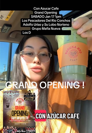 Let’s SELL THEM OUT SATURDAY ☕️ & VIBE 🔥 who’s going ? Let’s show con azucar cafe how Fort Worth TX gets down ! Let’s SUPPORT local business !!! Con Azucar Cafe, Fort Worth, TX. 📍 1216 N Main St, Fort Worth, TX 76164 Saturday January 17th 1pm #eventos#concierto#paratiiiiiiiiiiiiiiiiiiiiiiiiiiiiiii#musica#norteno @conazucarcafe @lospescadoresdelrioc @Adolfo Urias Oficial