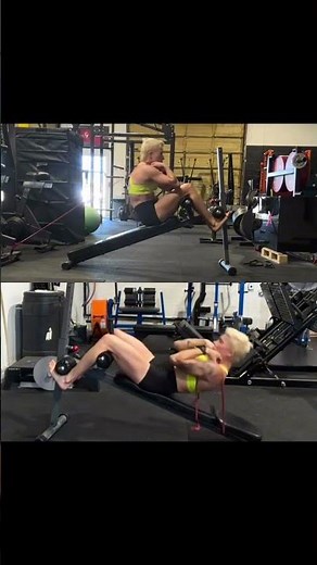 Banded decline bench sit up