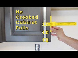 How to Install Cabinet Pulls Perfectly Straight (No Mistakes!)