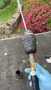 Clogged vent stack . Toilet bubbling. #new #plumber #clogged #shorts #nasty #trendingshorts