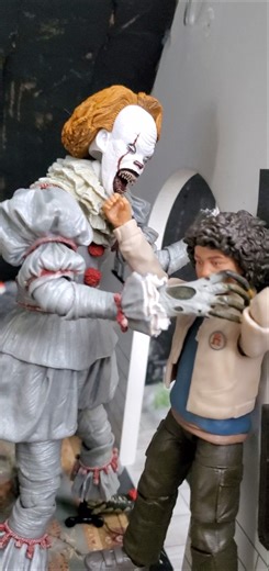 Creepy toy display setup