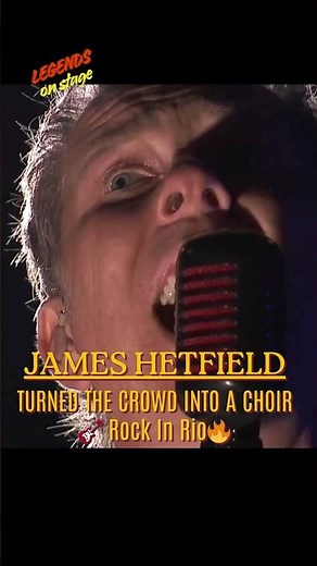 James Hetfield Turns 80,000 Fans Into a Choir | Rock in Rio Lisboa (2012)