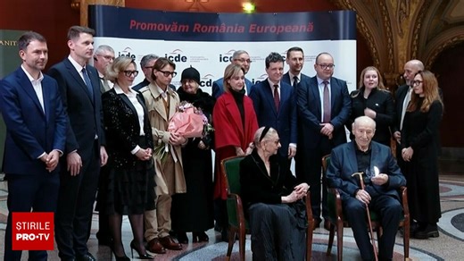 Actorul Victor Rebengiuc a primit Premiul România Europeană 2025. Nicușor Dan: „Avem nevoie acută de modele.” VIDEO