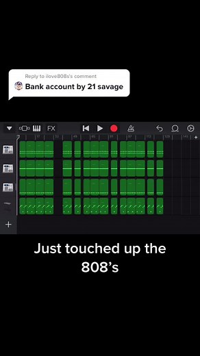 Reply to @ilove808s #Garageband #IOS #trapbeat #RAP