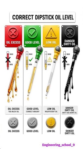 Correct Dipstick Oil Level Explained 🔥 | Engine Oil Check Guide for Beginners