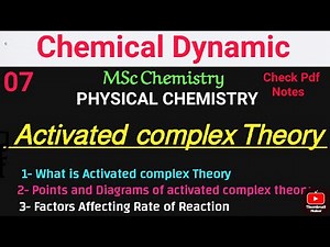 Activated Complex theory - Concept+Derivation #mscchemistrynotes #chemicalkinetic @itschemistrytime