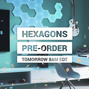 3.3K views · 43 reactions | It's soooo close! Nanoleaf Shapes Hexagons pre-order opens TOMORROW MAY 15th at 8AM EDT! #nanoleaf #hexagons #preorder | Nanoleaf | Facebook