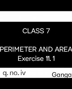 class 7 exer.11.1(4) ncert maths perimeter and area ‪@gangaswamy8225‬