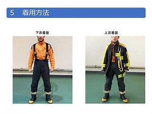 【第70回全国消防技術者会議・受賞作品】フルハーネス型墜落制止用器具に対応した防火服の改良