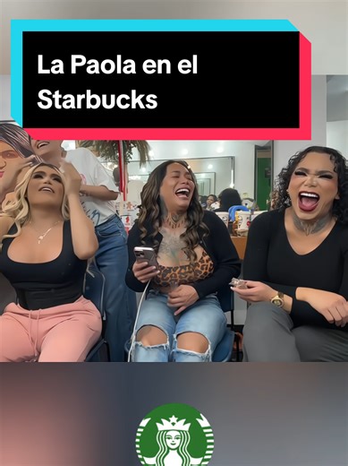 La Paola y Karina en el Starbucks: Bebidas y Macarrones