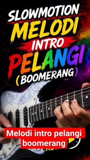 Slow-Motion Rainbow Boomerang Intro Melody