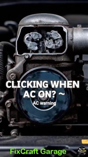 Clicking Noise When AC On Check This 😳 #automobile #carrepair #diycarrepair #cheapcarfix #carhacks