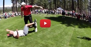 Bengals' A.J. Hawk destroys fan at Celebrity Golf Tournament