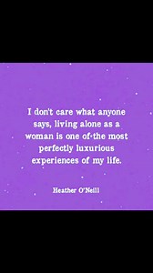 As a woman, living alone offers me a sense of empowerment and self-reliance that I deeply value. It's a space where I can cultivate my independence, make decisions for myself, and create a sanctuary that reflects my personality and desires. Living alone allows me to prioritize my own needs and well-being without compromising for the sake of others. It's a luxurious aspect of my life that I wouldn't trade for anything. - Sam XOXO #over40women #single #singlewomen #strongwomen #datingadvice #datin